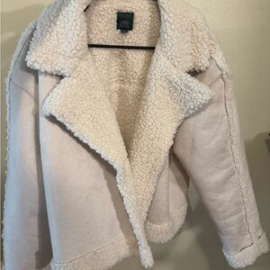 Wild Fable Off-White Teddy Jacket